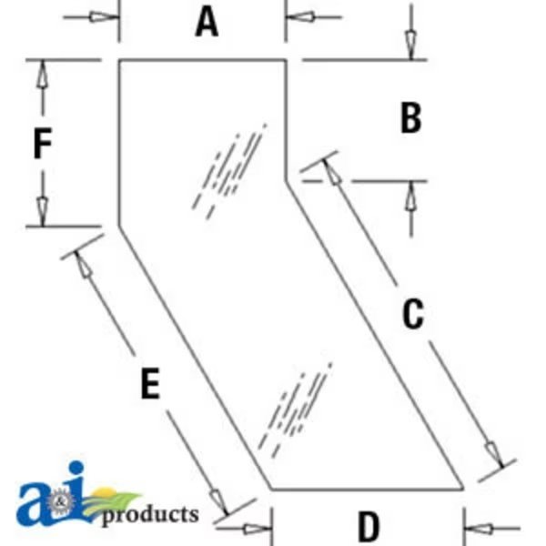 Glass, Rear, Lower (RH/LH) 26